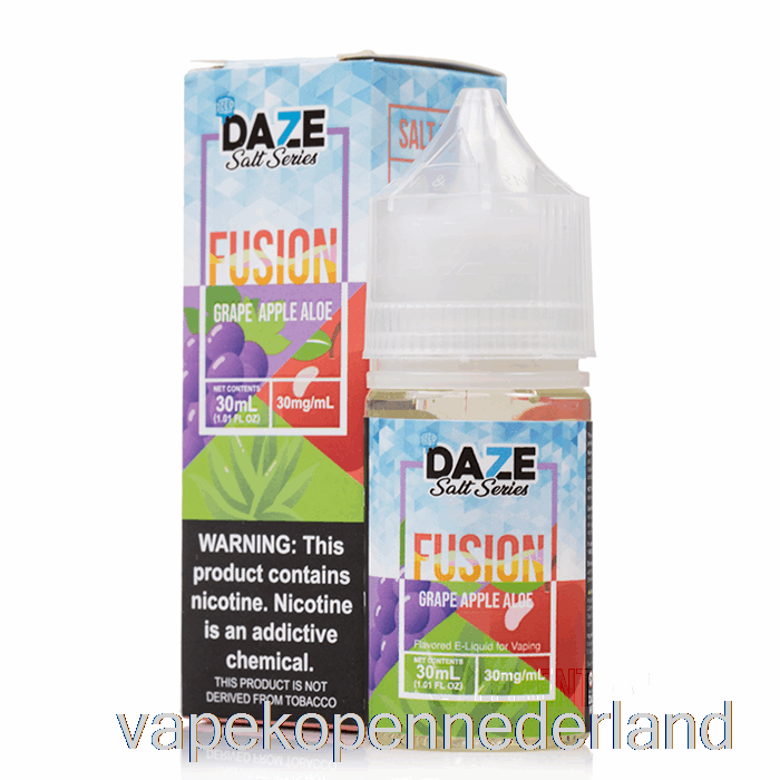 Elektronische Sigaret Vape Ijsdruivenappel Aloë - 7 Daze Fusiezout - 30 Ml 30 Mg
